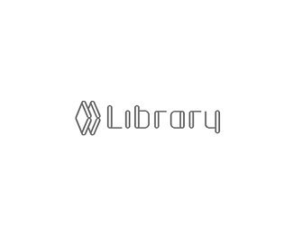 LIBRARY旧书店标志