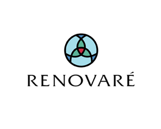 Renovare抽象几何标志设计欣赏